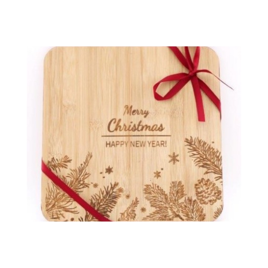 Tagliere in bamboo Natalizio