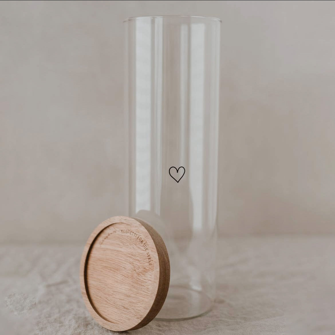 Barattolo in vetro con coperchio - 30 cm - NORK DESIGN