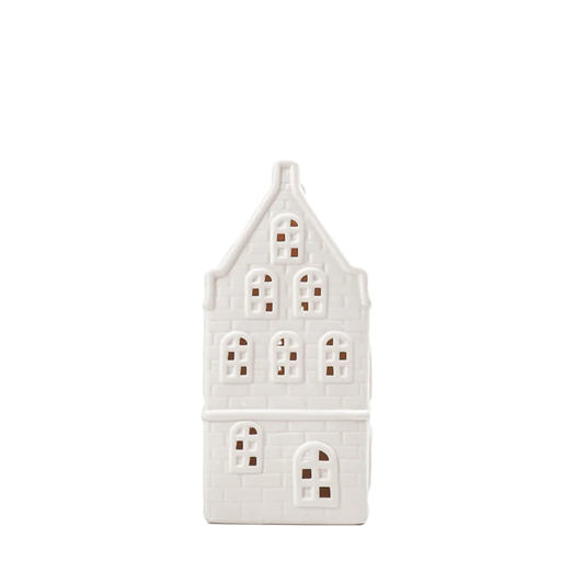 Casetta nordica Amsterdam bianca a LED