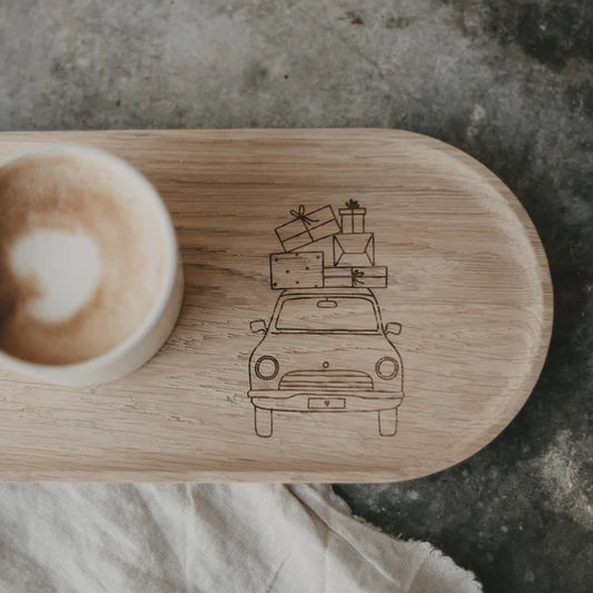 Vassoio natalizio auto