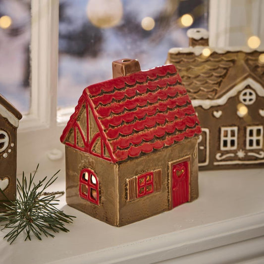 Casetta portatealight con porta rossa