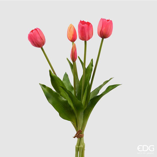 Bouquet tulipani artificiali fucsia - NORK DESIGN