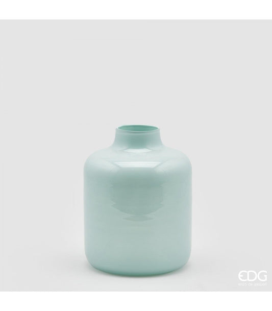 Vaso Nida in vetro azzurro pastello H22 - NORK DESIGN