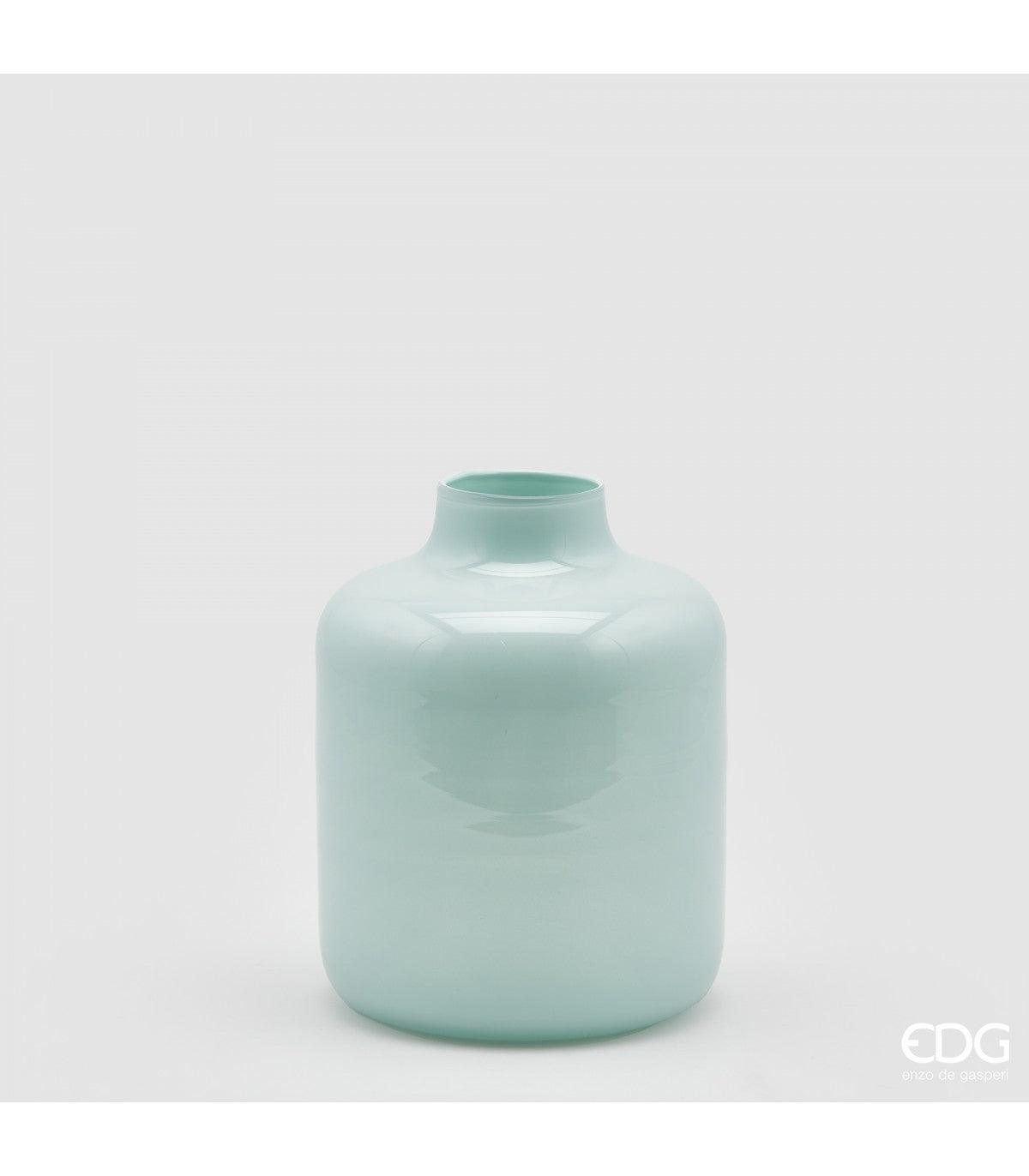 Vaso Nida in vetro azzurro pastello H22 - NORK DESIGN