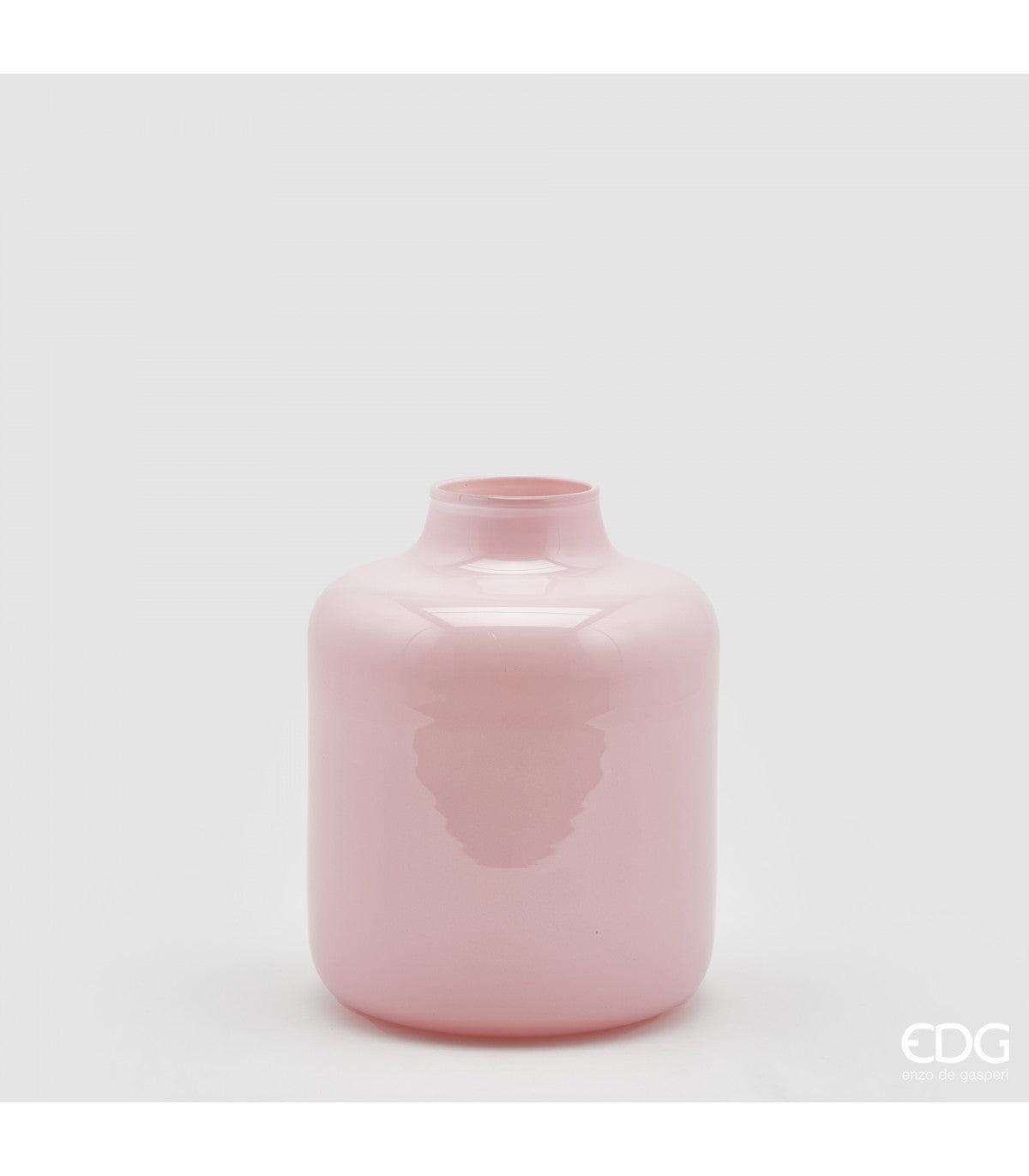 Vaso Nida in vetro rosa pastello H22 - NORK DESIGN